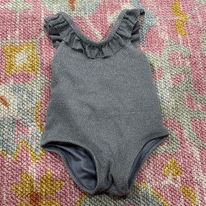 Shimmery Grey Swimsuit